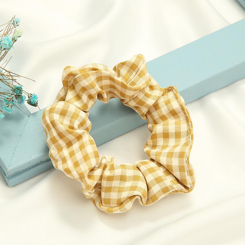Fresh and Light Checkered Big Intestine Hairband Girl with Braided Hair, Using A Ponytail Hair Tie or Elastic Hair Band, Female Hair Accessory. 3pcs темно-жовтий колір
Fresh and Light Checkered Big Intestine Hairband Girl with Braided Hair, Using A Ponytail Hair Tie or Elastic Hair Band, Female Hair Accessory. 3pcs темно-жовтий колір