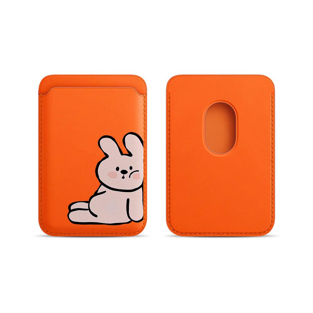 Cute Bunny Leather Card Wallet Cover Phone Card Holder For Magnetic Case Suitable For all iPhone For Magsafe Card Phone Back Bag
Cute Bunny Leather Card Wallet Cover Phone Card Holder For Magnetic Case Suitable For all iPhone For Magsafe Card Phone Back Bag