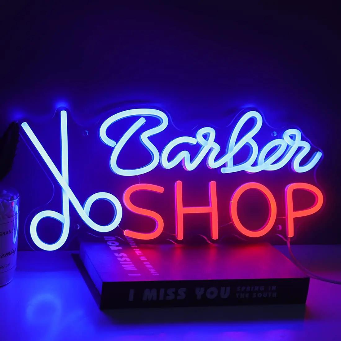 Barber Shop Neon Sign LED USB Powered Adjustable Brightness Open Light for Hair Salon Decor, Men s Grooming Studio Advertising
Barber Shop Neon Sign LED USB Powered Adjustable Brightness Open Light for Hair Salon Decor, Men s Grooming Studio Advertising