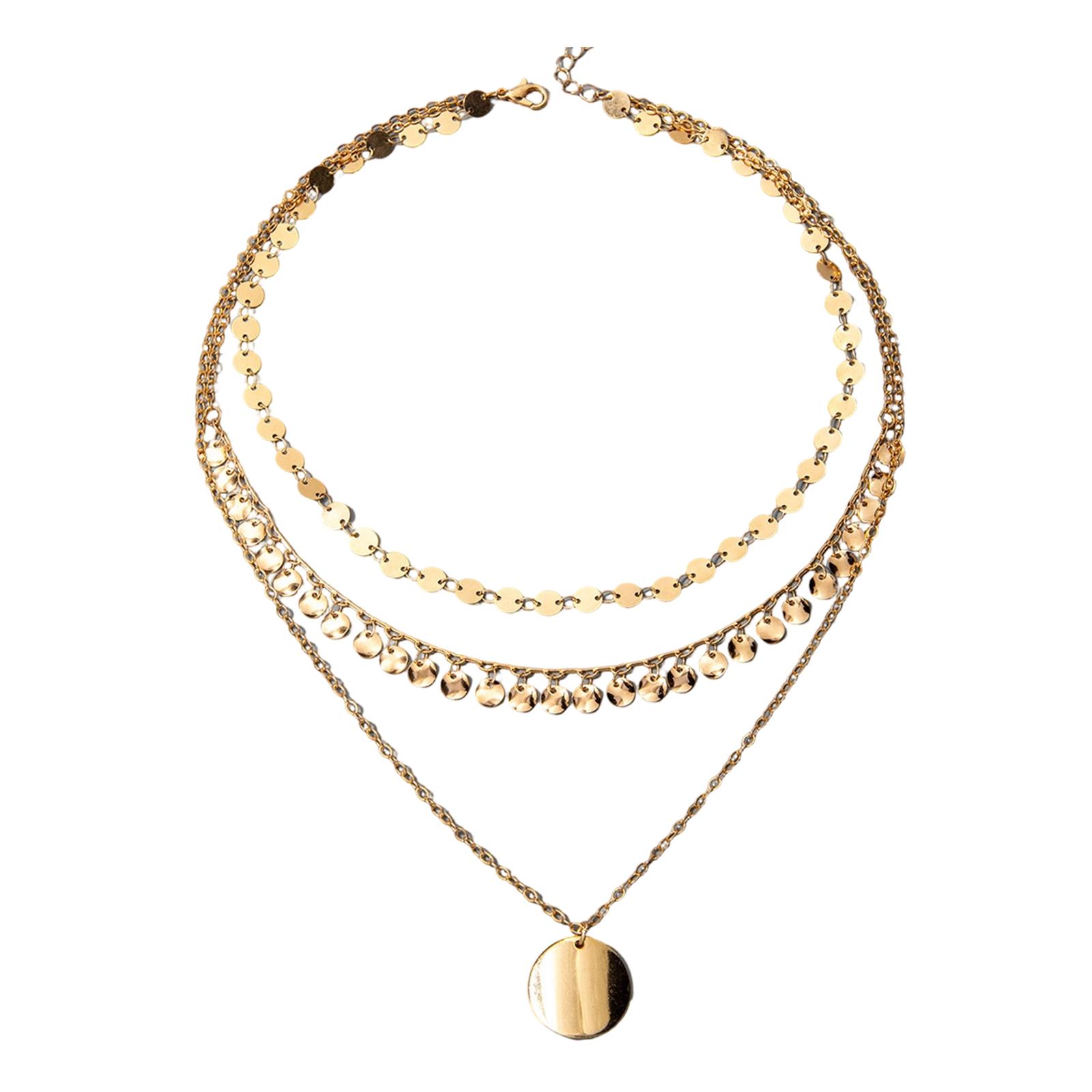 Ladies Geometric Circular Neck Chain Alloy Water Diamond Tassel Pendant Necklace One Size
Ladies Geometric Circular Neck Chain Alloy Water Diamond Tassel Pendant Necklace One Size