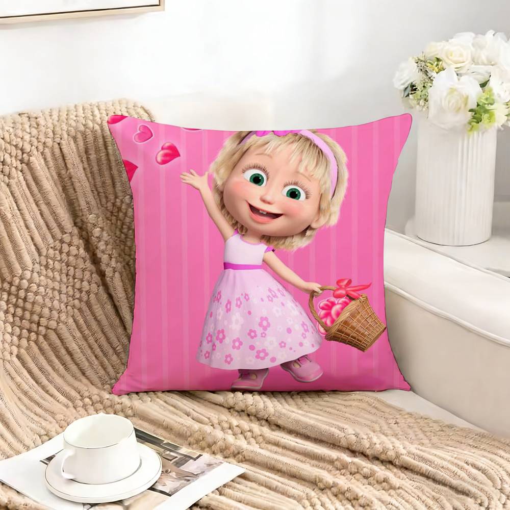 Cute MMasha and the BBears Square DoubleSided printed Pillow Case Bedroom Bedside Pillow Sofa Cushion Cover 30X30cm
Cute MMasha and the BBears Square DoubleSided printed Pillow Case Bedroom Bedside Pillow Sofa Cushion Cover 30X30cm