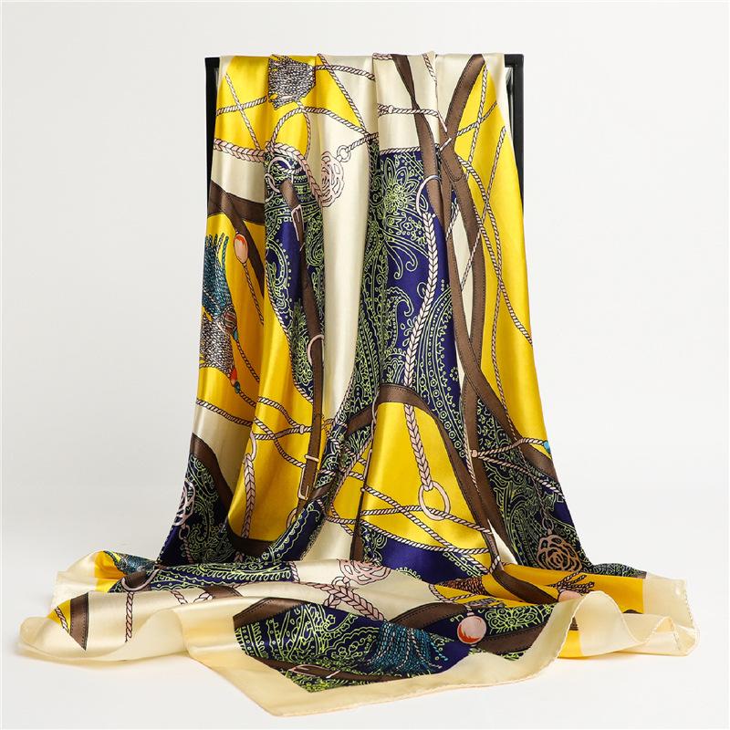 Шелковый квадратный шарф с цветовым блоком - Универсальный женский аксессуар для всех сезонов, Идеально подходит для шейного платка и защиты от солнца 90x90cm жёлтый
Шелковый квадратный шарф с цветовым блоком - Универсальный женский аксессуар для всех сезонов, Идеально подходит для шейного платка и защиты от солнца 90x90cm жёлтый