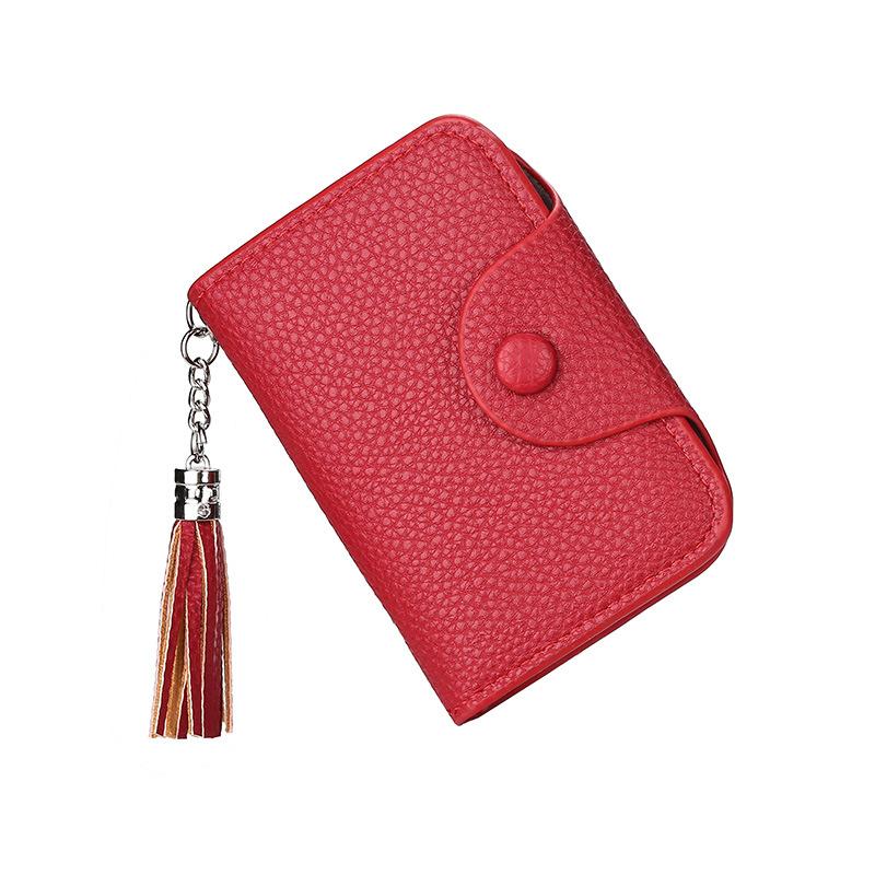 Женский кошелек для карт, Маленький и изысканный для хранения, Кошелек для карт, Держатель для карт на несколько карт, Водительское удостоверение, Обложка для банковских карт большой вместимости, ID-кошелек. красный
Женский кошелек для карт, Маленький и изысканный для хранения, Кошелек для карт, Держатель для карт на несколько карт, Водительское удостоверение, Обложка для банковских карт большой вместимости, ID-кошелек. красный