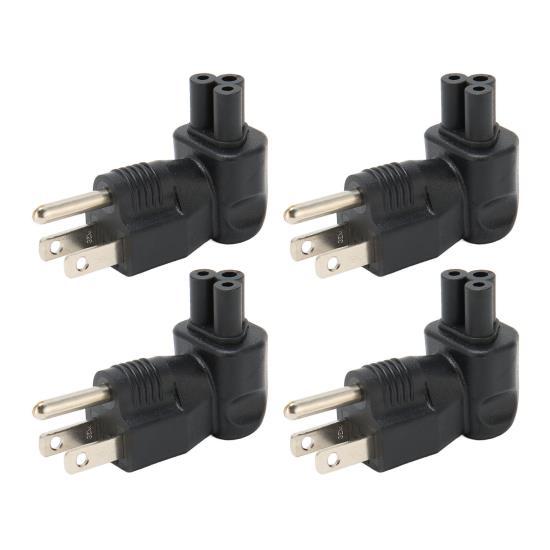 4 шт. Адаптер питания NEMA 5 15P - IEC320 C5, профессиональный стандартный компьютерный адаптер питания, вилка США 125 В
4 шт. Адаптер питания NEMA 5 15P - IEC320 C5, профессиональный стандартный компьютерный адаптер питания, вилка США 125 В