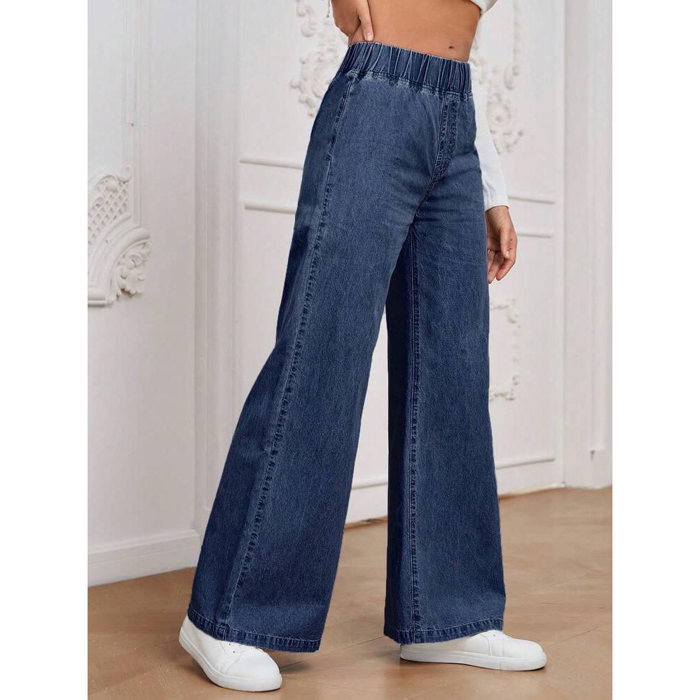 2025 Ретро Женские Однотонные Джинсы Прямого Кроя: Свободный, Длинный, Модный Крой M темно-синий
2025 Ретро Женские Однотонные Джинсы Прямого Кроя: Свободный, Длинный, Модный Крой M темно-синий