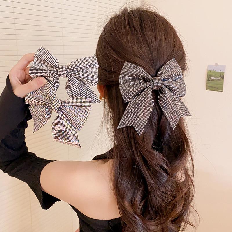 Korean version of fashion bow hairpin niche simple and versatile temperament spring clip advanced semi-drape hairpin
Korean version of fashion bow hairpin niche simple and versatile temperament spring clip advanced semi-drape hairpin