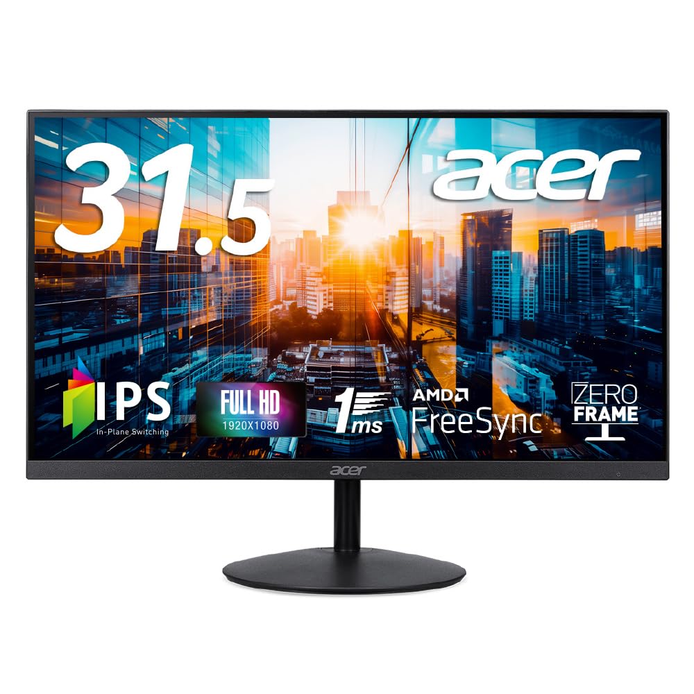 Acer Monitor SA2 inch Full HD IPS Matte NTSC HDMI Mini AMD FreeSync VESA Mount Compatible SA322QAbi 31.5 72% 1.4 D-Sub чорний
Acer Monitor SA2 inch Full HD IPS Matte NTSC HDMI Mini AMD FreeSync VESA Mount Compatible SA322QAbi 31.5 72% 1.4 D-Sub чорний