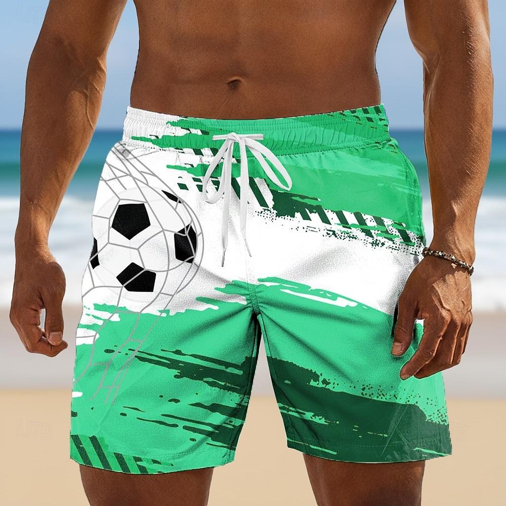 Men s Football Soccer Color-blocking Swim Trunks Bathing Suits Swim Shorts Board Shorts Mid Waist Casual Daily Outdoor Festival 3XL
Men s Football Soccer Color-blocking Swim Trunks Bathing Suits Swim Shorts Board Shorts Mid Waist Casual Daily Outdoor Festival 3XL