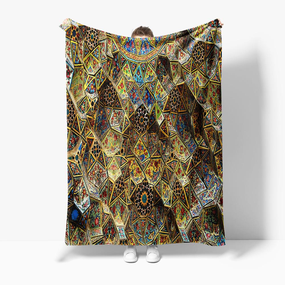 Irregular Islamic Pattern Rug Geometric Mosaic Kilim Turkish Vintage Cushion Cover Bedspread Home Decor Blanket 75x100cm (30x40inch)
Irregular Islamic Pattern Rug Geometric Mosaic Kilim Turkish Vintage Cushion Cover Bedspread Home Decor Blanket 75x100cm (30x40inch)