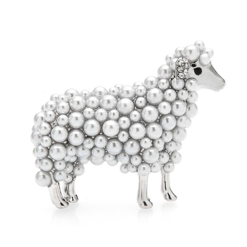 Women Fashion Luxury Full Pearl Sheep Brooches Unisex Lovely Cute Animal Ladies Wedding Elegant Casual Brooch Pins Gifts
Women Fashion Luxury Full Pearl Sheep Brooches Unisex Lovely Cute Animal Ladies Wedding Elegant Casual Brooch Pins Gifts