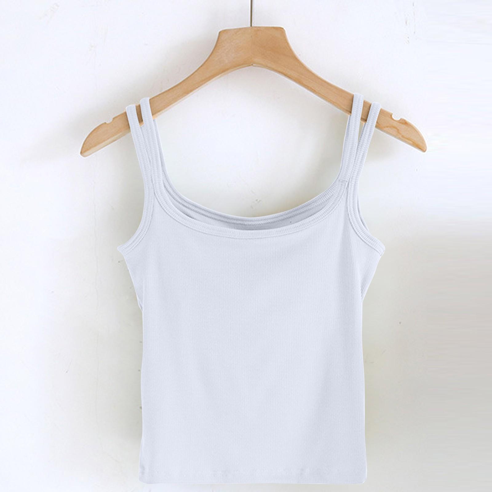 Жіноча майка-топ, жіночий літній цільний топ без кісточок зі вставками для грудей M білий
Жіноча майка-топ, жіночий літній цільний топ без кісточок зі вставками для грудей M білий