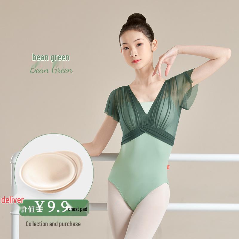 Summer Short-Sleeve Ballet Practice Dance Costume - Faux Two-Piece Jumpsuit for Body Shaping L
Summer Short-Sleeve Ballet Practice Dance Costume - Faux Two-Piece Jumpsuit for Body Shaping L