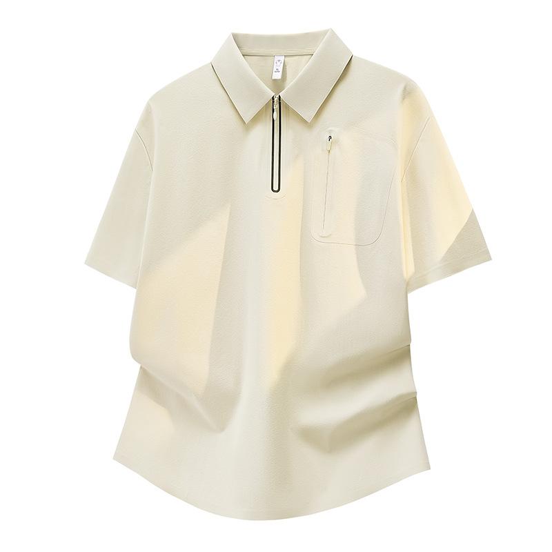 Polo Shirt Men s Ice Silk Nylon High-end Seamless Business Casual Ice-feel Lapel Men s Short-sleeved T-shirt Quick-drying XL абрикос світлого кольору
Polo Shirt Men s Ice Silk Nylon High-end Seamless Business Casual Ice-feel Lapel Men s Short-sleeved T-shirt Quick-drying XL абрикос світлого кольору