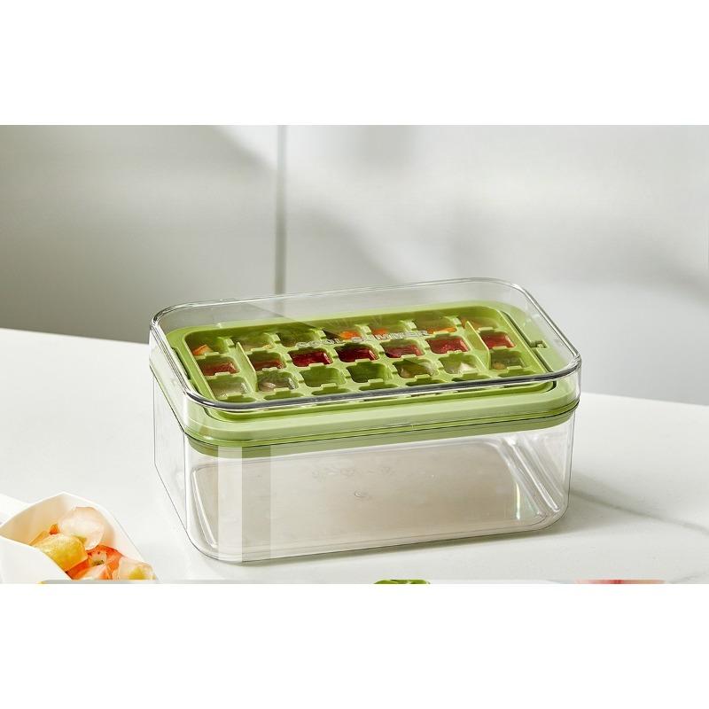Frozen Ice Block Mold - Pressing Ice Tray for Making Ice Boxes. Home Food-grade Gadget. Refrigerator Ice Storage Box. Homemade Mold. Single layer зелений
Frozen Ice Block Mold - Pressing Ice Tray for Making Ice Boxes. Home Food-grade Gadget. Refrigerator Ice Storage Box. Homemade Mold. Single layer зелений