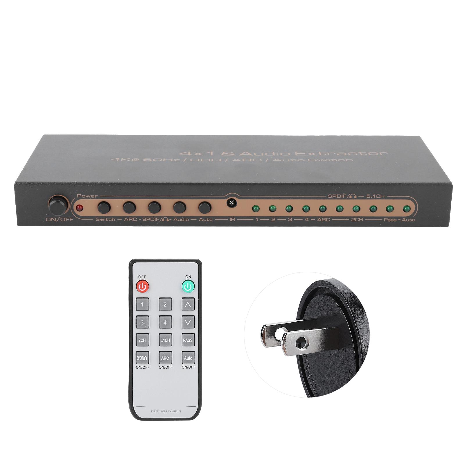 HDR HDMI4*1 o Разветвитель Иммерсивный Разделитель Подключение ТВ Усилитель мощности US Plug
HDR HDMI4*1 o Разветвитель Иммерсивный Разделитель Подключение ТВ Усилитель мощности US Plug