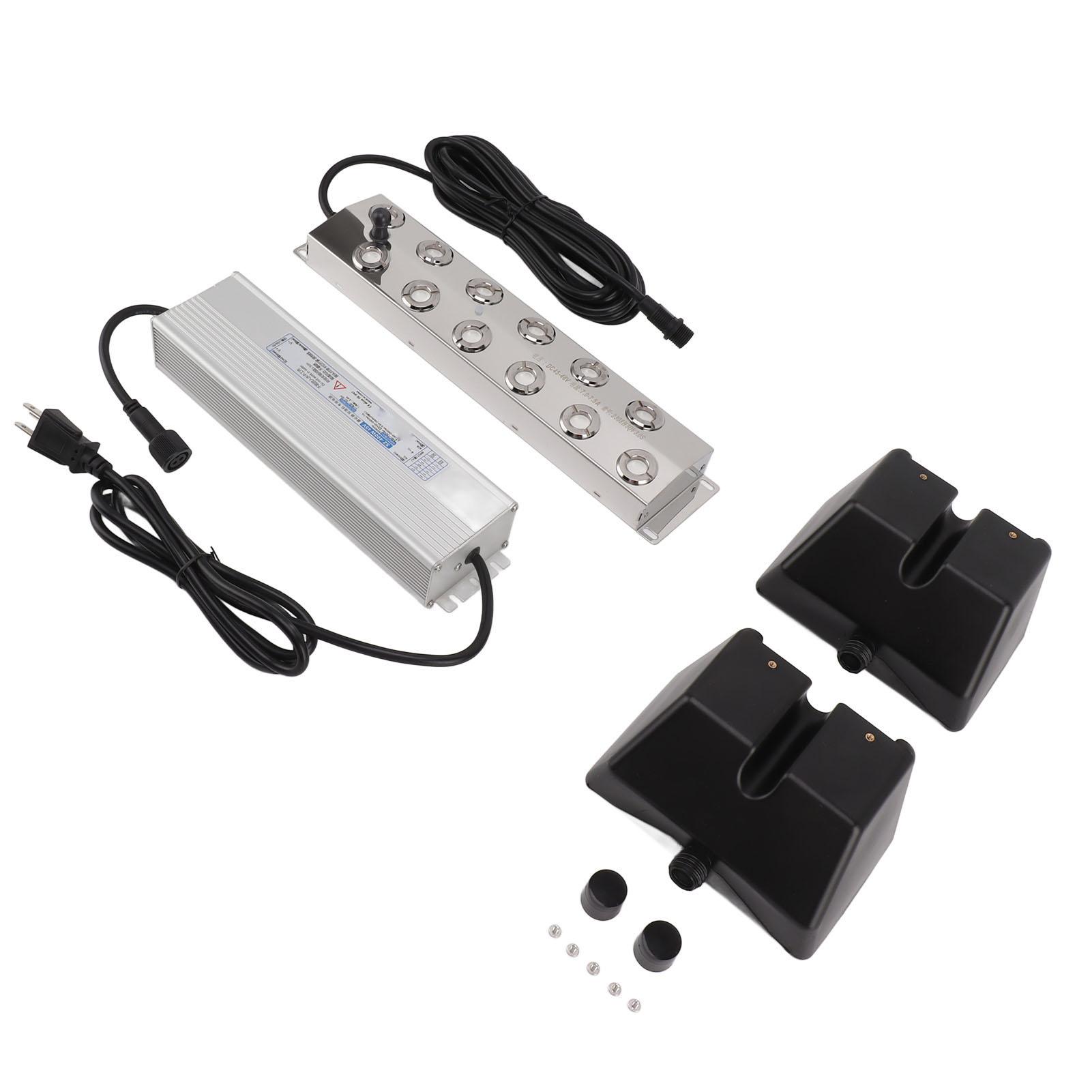 400W Fogger 12 Head Pond Fogger IP67 Waterproof for Garden Decoration Rockery Fish Landscape
400W Fogger 12 Head Pond Fogger IP67 Waterproof for Garden Decoration Rockery Fish Landscape