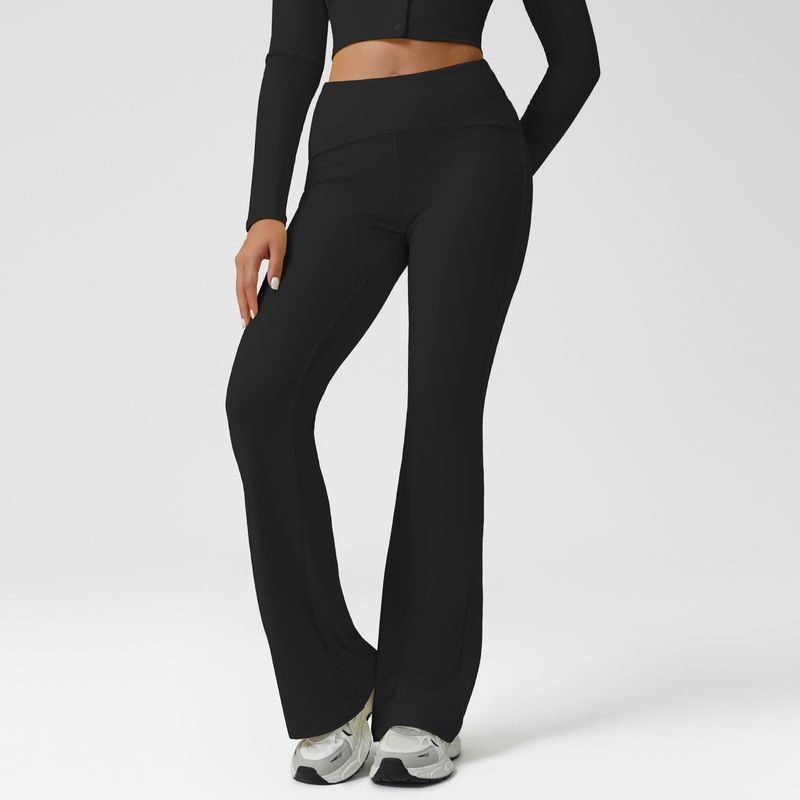 Cross-Border Autumn Athleisure Bootcut Trousers High Waist Fold Hip Raise Yoga Pants Drape Dance Training Fitness Pants Black L (Recommendation 57.50 kg-62.50 kg
Cross-Border Autumn Athleisure Bootcut Trousers High Waist Fold Hip Raise Yoga Pants Drape Dance Training Fitness Pants Black L (Recommendation 57.50 kg-62.50 kg