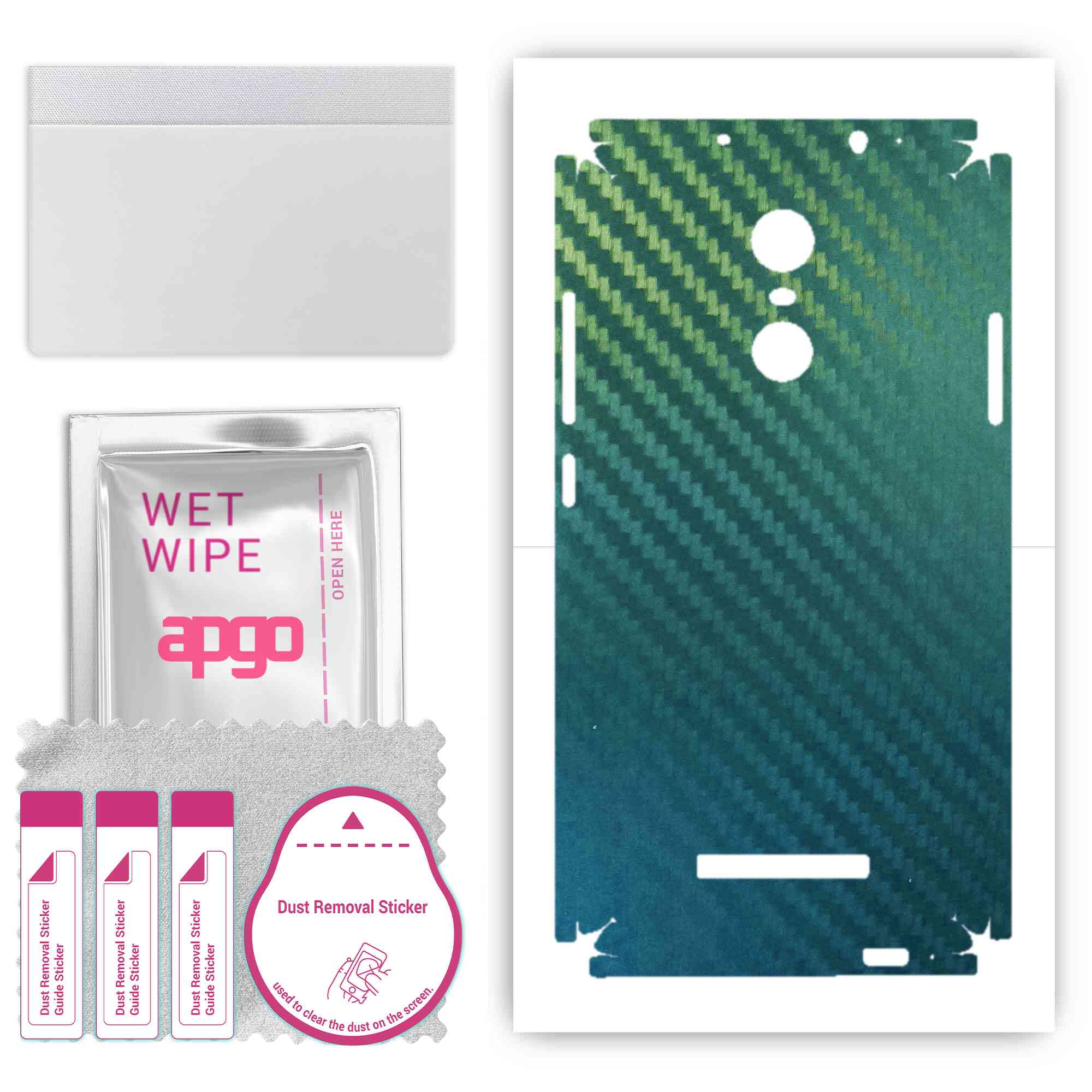 apgo Protective Skin Sticker for the back+sides compatible with Xiaomi Redmi Note 3 Note 3 Pro, Full Wrap Film, Foil, Vinyl - Pattern Carbon Chameleon
apgo Protective Skin Sticker for the back+sides compatible with Xiaomi Redmi Note 3 Note 3 Pro, Full Wrap Film, Foil, Vinyl - Pattern Carbon Chameleon