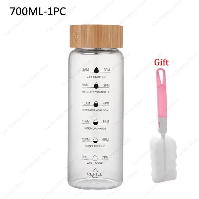 Transparent Glass Water Bottle with Time Marke Large Capacity Simple Cup for Water Drink Milk Juice Gift Friends Family Students 700-1000ml
Transparent Glass Water Bottle with Time Marke Large Capacity Simple Cup for Water Drink Milk Juice Gift Friends Family Students 700-1000ml