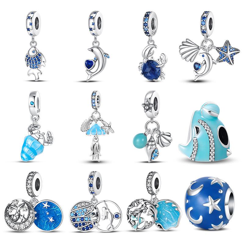New 100% Silver-Plated Ocean Luminous Sea Turtle Dolphin Octopus Charms Beads Fit Diy Original Bracelets DIY Jewelry
New 100% Silver-Plated Ocean Luminous Sea Turtle Dolphin Octopus Charms Beads Fit Diy Original Bracelets DIY Jewelry