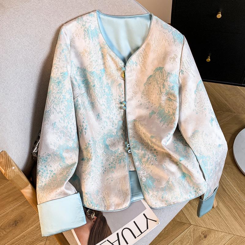 Plus Size Age-Reducing Chinese Jacquard Retro Jacket for Women Medium
Plus Size Age-Reducing Chinese Jacquard Retro Jacket for Women Medium
