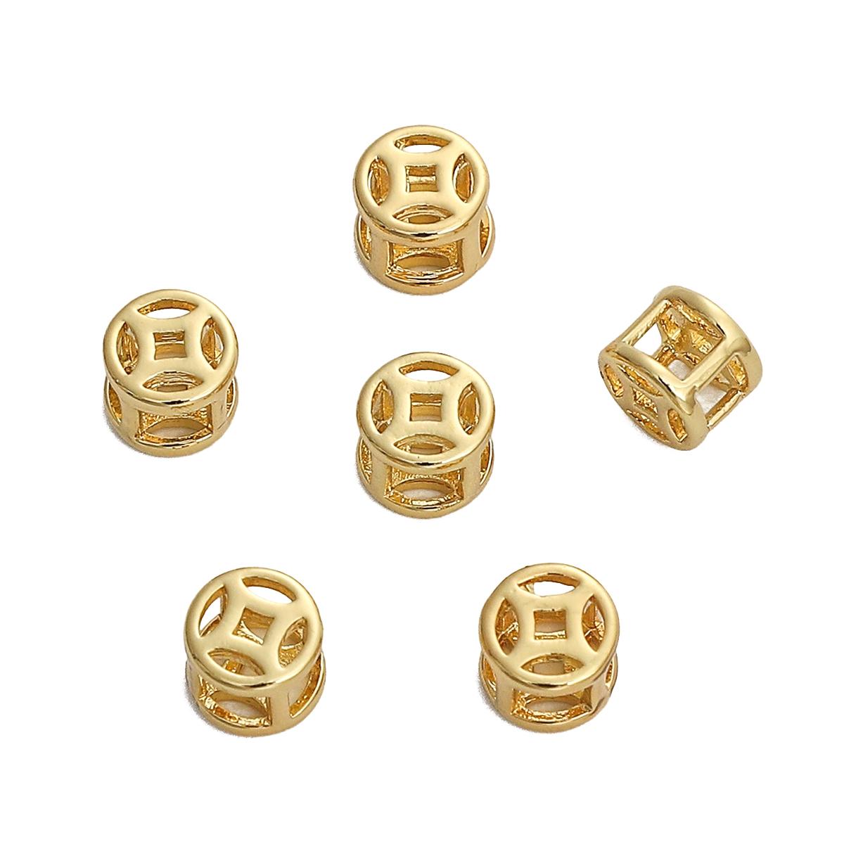 1 шт. медные бусины Lucky Cion, подвески для браслета, ожерелья, фурнитура для изготовления ювелирных изделий своими руками 6x5mm 1pc золотой
1 шт. медные бусины Lucky Cion, подвески для браслета, ожерелья, фурнитура для изготовления ювелирных изделий своими руками 6x5mm 1pc золотой