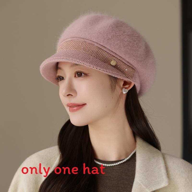 Knit Hat For Women Winter Warm Beanie With Rabbit Wool Blend For Casual Style Lotus Pink
Knit Hat For Women Winter Warm Beanie With Rabbit Wool Blend For Casual Style Lotus Pink