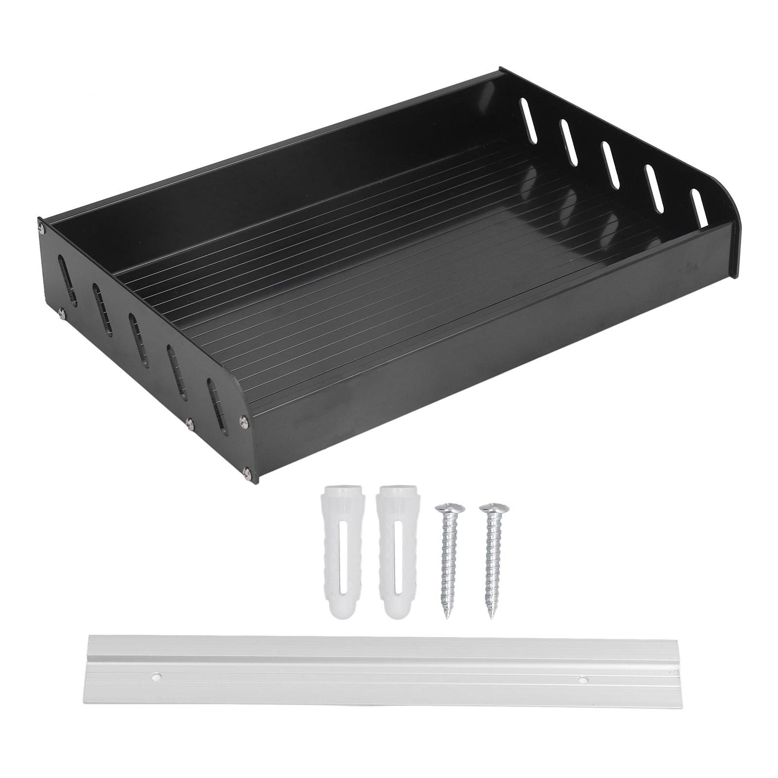 Wall Mounted Spice Rack Black Spacious Three Sided Guardrail Design Beautiful Kitchen Spice Storage
Wall Mounted Spice Rack Black Spacious Three Sided Guardrail Design Beautiful Kitchen Spice Storage