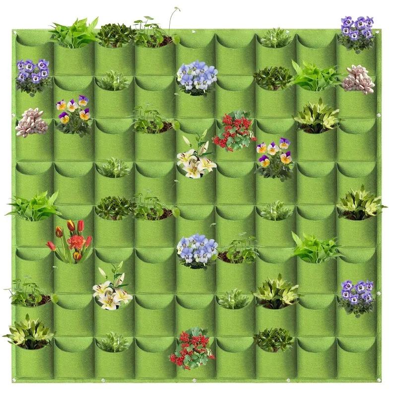 Hanging Planter Bags with 72 Pockets Wall Mounted Plant Planting Grow Bags Outdoor Indoor Grow Bags Herb Garden Planter
Hanging Planter Bags with 72 Pockets Wall Mounted Plant Planting Grow Bags Outdoor Indoor Grow Bags Herb Garden Planter