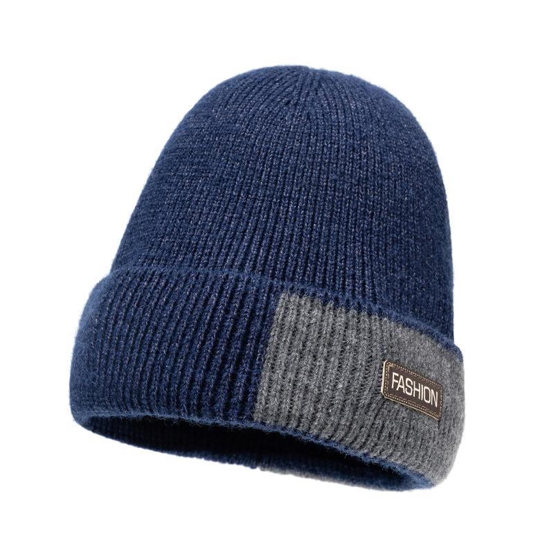 Зимняя шерстяная вязаная шапка мужская флисовая толстая цветная шапка ветрозащитная для велоспорта темно-синий
Зимняя шерстяная вязаная шапка мужская флисовая толстая цветная шапка ветрозащитная для велоспорта темно-синий