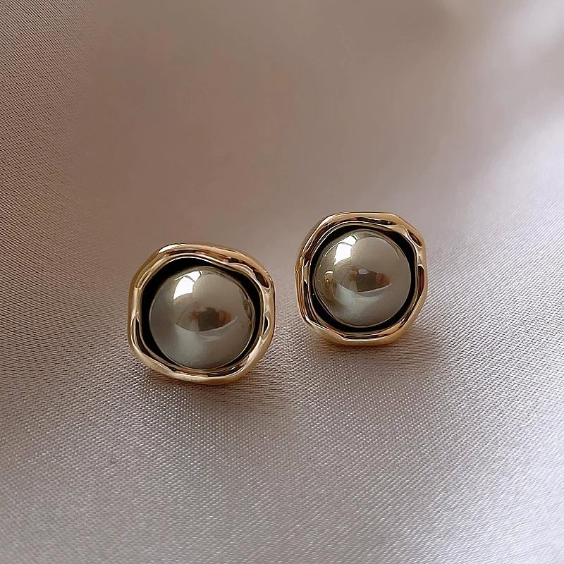 Simple Grey Imitation Pearl Stud Earrings for Women Geometry Dandelion Temperament Zircon Girl Valentine s Day Gift
Simple Grey Imitation Pearl Stud Earrings for Women Geometry Dandelion Temperament Zircon Girl Valentine s Day Gift