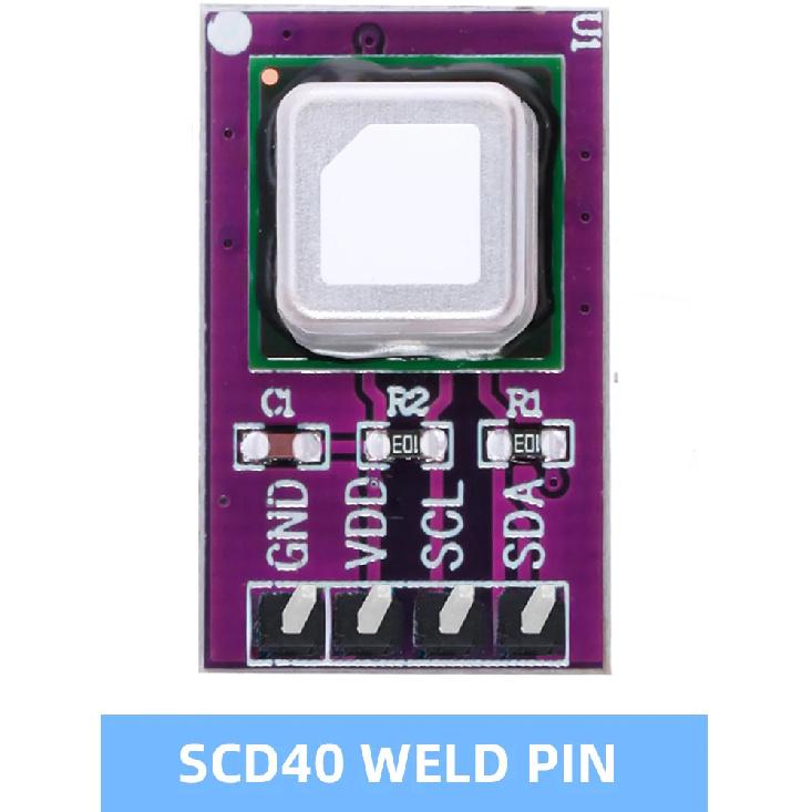 SCD40/SCD41 CO2 Sensor Module - NDIR Technology with Temperature & Humidity (I2C Interface for Arduino Model 1
SCD40/SCD41 CO2 Sensor Module - NDIR Technology with Temperature & Humidity (I2C Interface for Arduino Model 1