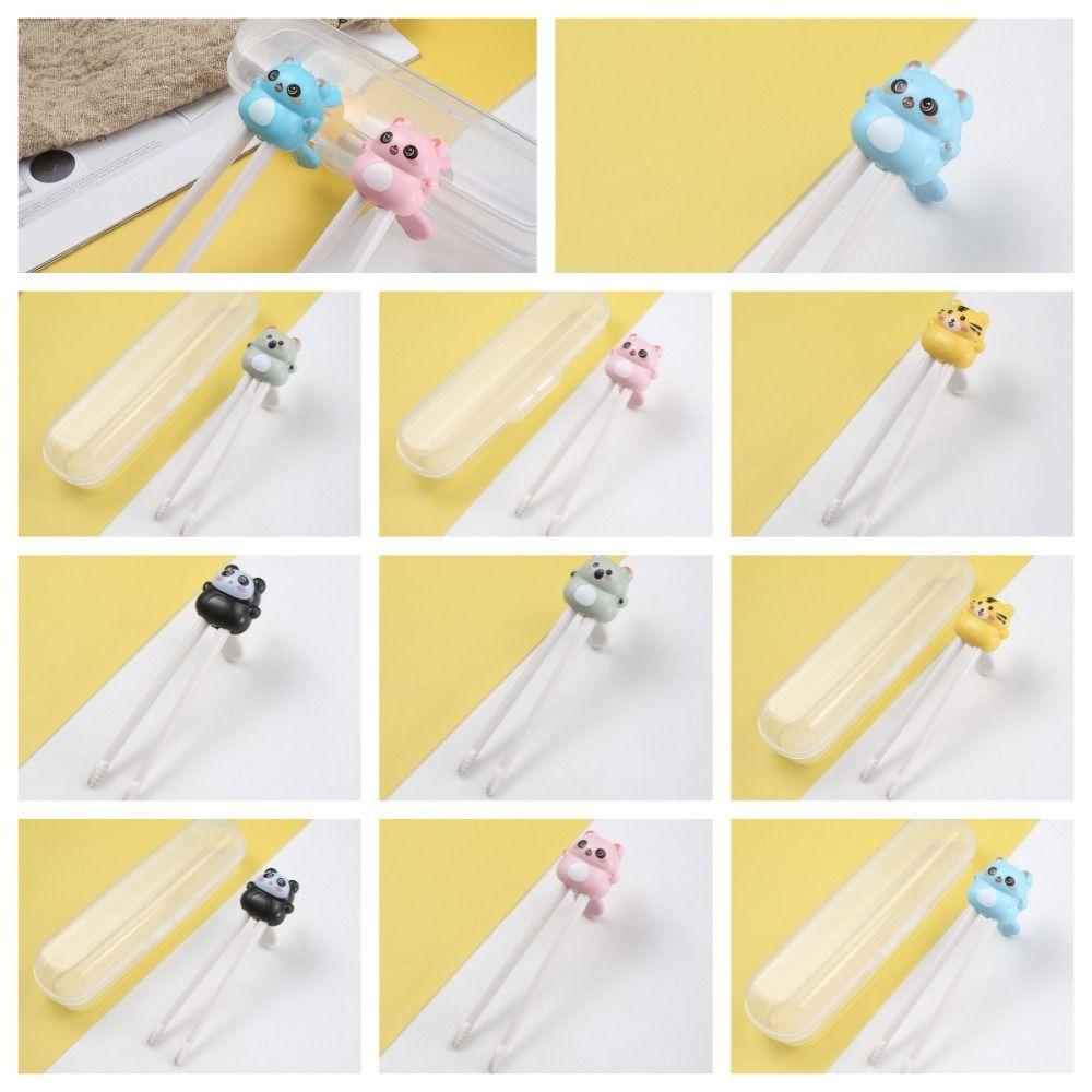 Reusable Kids Learning Training Chopsticks Removable Portable Enlightenment 
Reusable Kids Learning Training Chopsticks Removable Portable Enlightenment