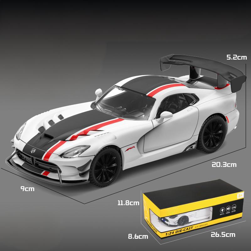 1:24 DODGE Viper ACR 2016 Суперспортивне Купе Іграшковий Автомобіль Литий Металевий Автомобіль Іграшка Модель Автомобіля З Рухом Назад Зі Звуком І Світлом Для Дитини
1:24 DODGE Viper ACR 2016 Суперспортивне Купе Іграшковий Автомобіль Литий Металевий Автомобіль Іграшка Модель Автомобіля З Рухом Назад Зі Звуком І Світлом Для Дитини