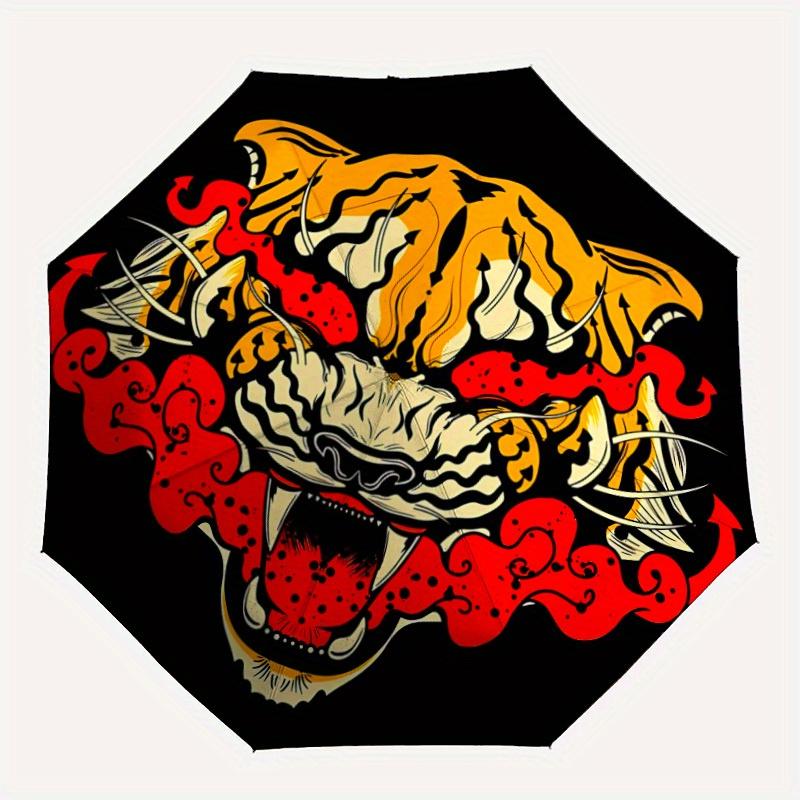 1pc Tiger Face Automatic Opening/closing umbrella, Reinforced 8-Rib Construction, Compact Travel Umbrella yy250808206
1pc Tiger Face Automatic Opening/closing umbrella, Reinforced 8-Rib Construction, Compact Travel Umbrella yy250808206