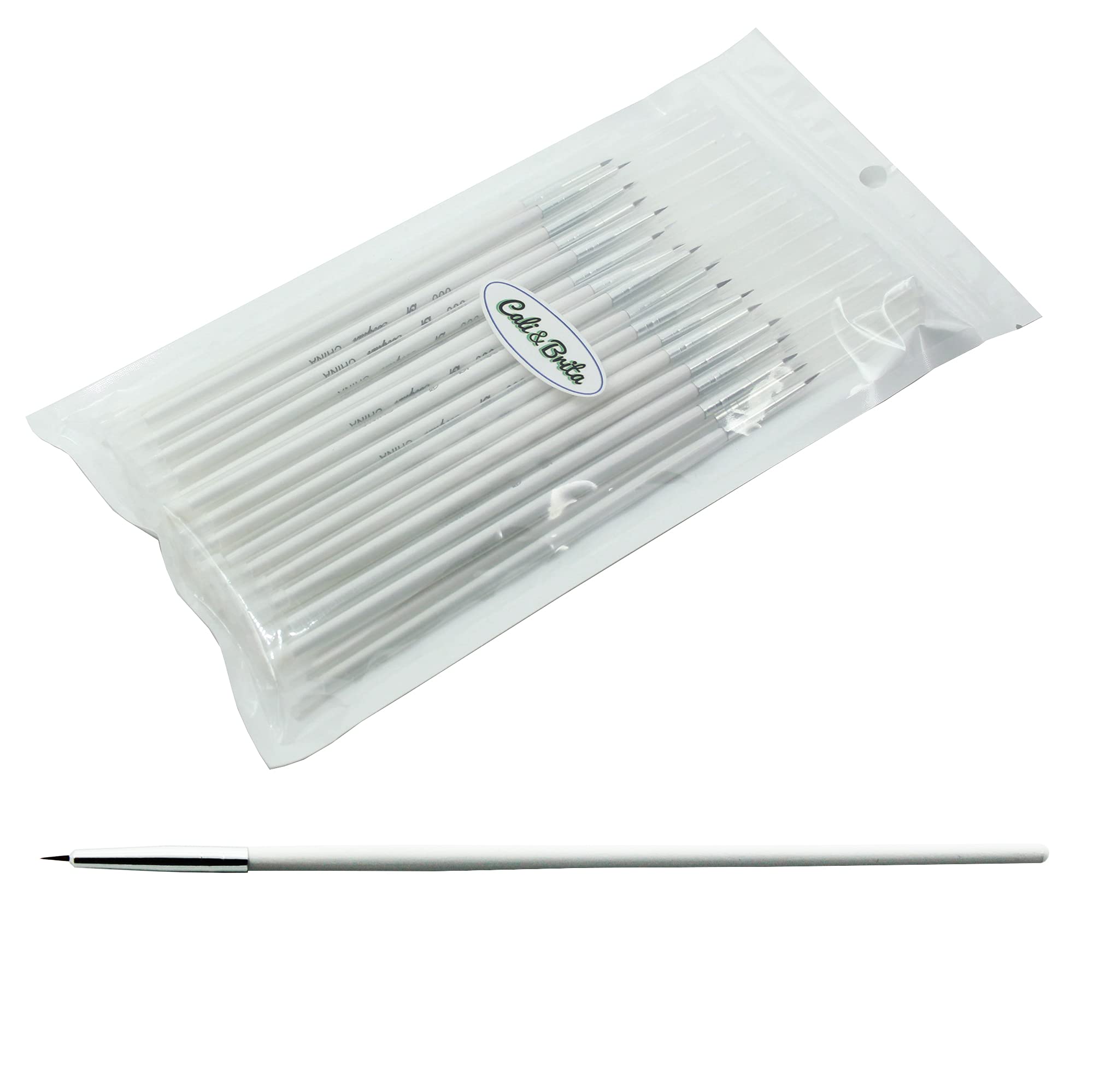 Cali&Brita 30-Piece Modeling Brush Set, Fine Point Brush, Individually Cased (S: #000)
Cali&Brita 30-Piece Modeling Brush Set, Fine Point Brush, Individually Cased (S: #000)