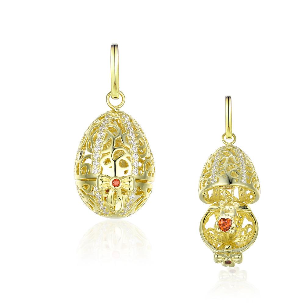 Guangzhou Source Factory Customized S925 Sterling Silver Original Design Easter Egg Series Bear Cross-border Jewelry Customization 925 silver
Guangzhou Source Factory Customized S925 Sterling Silver Original Design Easter Egg Series Bear Cross-border Jewelry Customization 925 silver