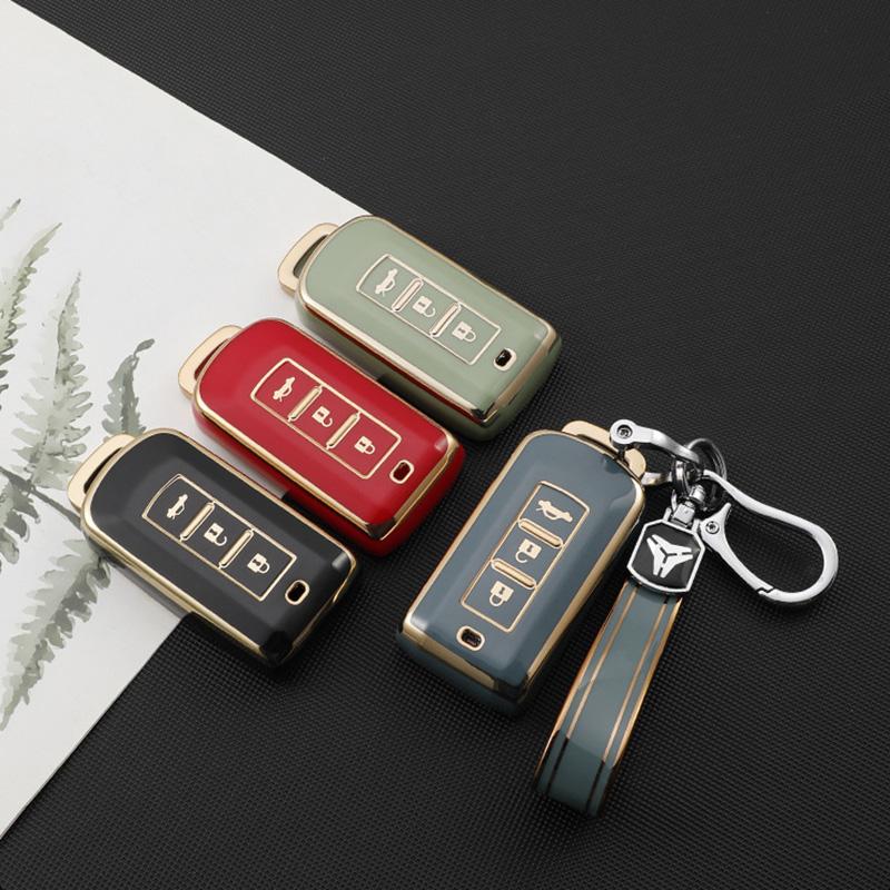 TPU Car Key Case Cover for Mitsubishi ASX Outlander Lancer Pajero Sport Eclipse Cross L200 3 Buttons Auto Key Shell Accessaries червоний
TPU Car Key Case Cover for Mitsubishi ASX Outlander Lancer Pajero Sport Eclipse Cross L200 3 Buttons Auto Key Shell Accessaries червоний
