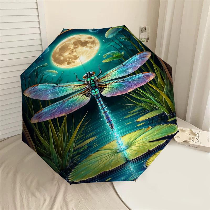 1PC Dragonfly MoonlightAutomatic Open/Close Umbrella with Windproof, 8-Rib Sturdy Canopy, Durable Ribs, Fashionable Design, Outdoor Accessory, Fun Pri
1PC Dragonfly MoonlightAutomatic Open/Close Umbrella with Windproof, 8-Rib Sturdy Canopy, Durable Ribs, Fashionable Design, Outdoor Accessory, Fun Pri