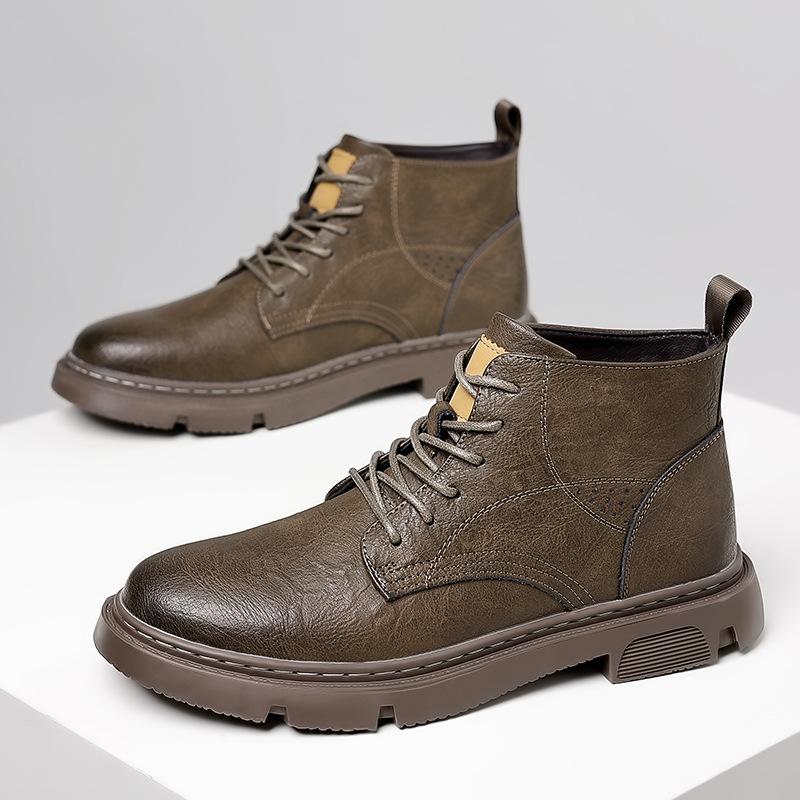 Autumn and winter new men s Martin boots versatile trend casual short boots men s boots 44 хакі
Autumn and winter new men s Martin boots versatile trend casual short boots men s boots 44 хакі