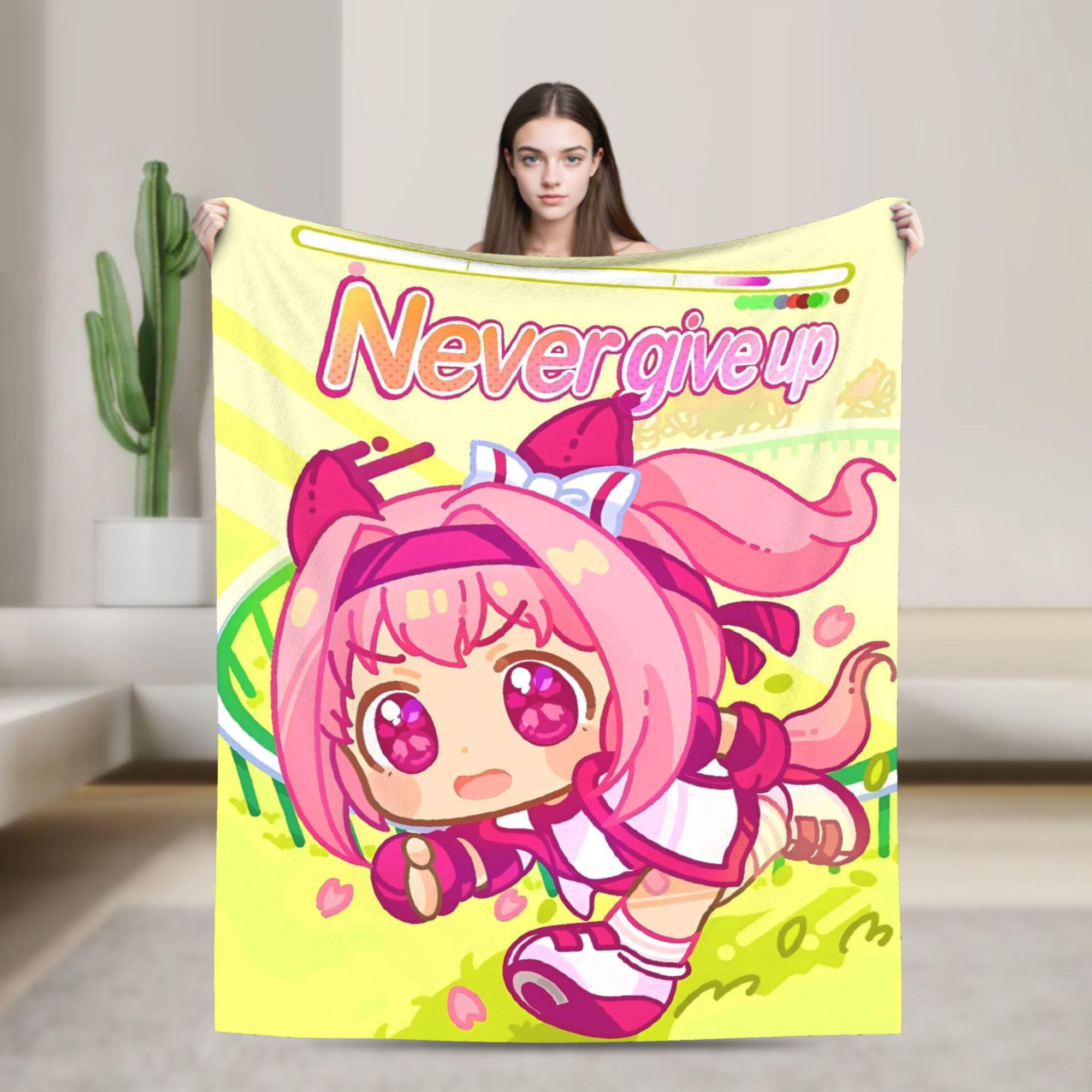 Haru Urara Blanket Umamusume Super Soft Funny Plush Bedding Throws For Couch Chair Sofa Bed Travel Flannel Bedspread Bed Cover 75x90cm
Haru Urara Blanket Umamusume Super Soft Funny Plush Bedding Throws For Couch Chair Sofa Bed Travel Flannel Bedspread Bed Cover 75x90cm
