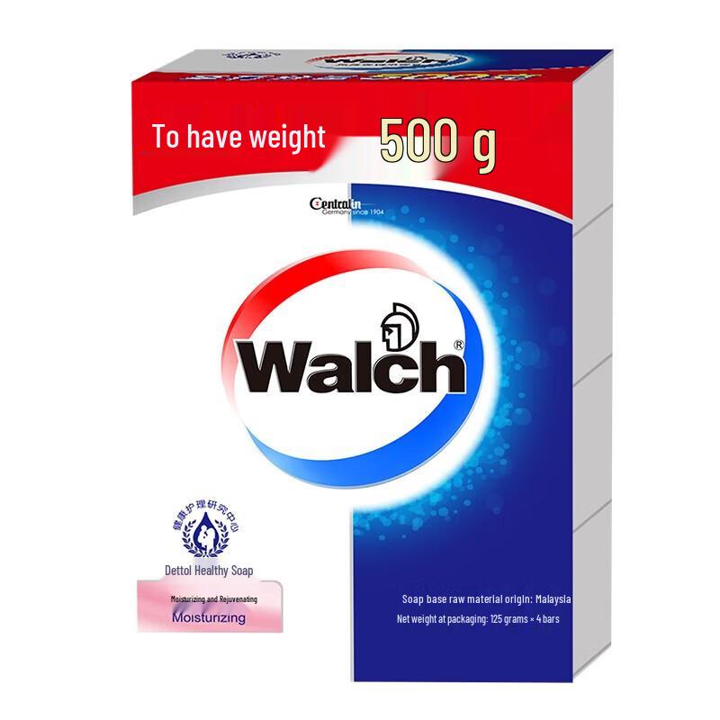 Walch Moisturizing Bar Soap 4-Pack
Walch Moisturizing Bar Soap 4-Pack