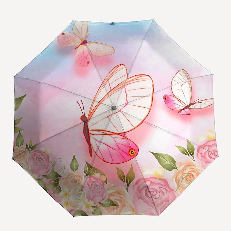 1PC Butterfly Flowers Umbrella-8-Rib Reinforced Portable Folding Travel Suitable for All Seasons Outdoor Daily -Z0457
1PC Butterfly Flowers Umbrella-8-Rib Reinforced Portable Folding Travel Suitable for All Seasons Outdoor Daily -Z0457