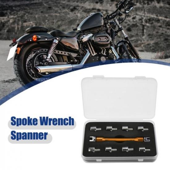 5.0-6.8 Universal Motorcycle Wheel Spoke Wrench CNC Kit Repair Tool Gold Tone
5.0-6.8 Universal Motorcycle Wheel Spoke Wrench CNC Kit Repair Tool Gold Tone