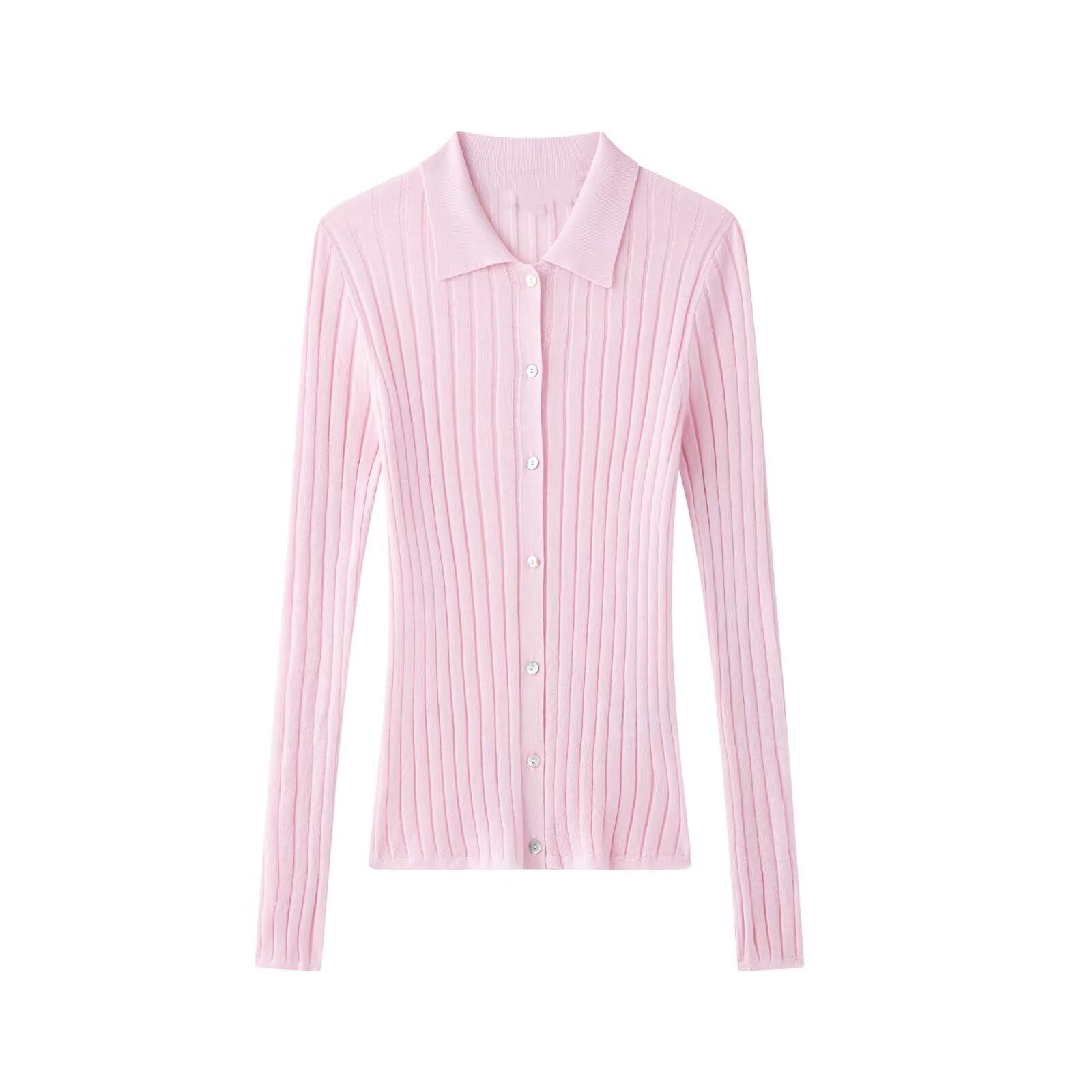 2025 Spring Women s Slim Fit Knitwear: Sweet, Versatile, Long-Sleeve with Turn-Down Collar S рожевий
2025 Spring Women s Slim Fit Knitwear: Sweet, Versatile, Long-Sleeve with Turn-Down Collar S рожевий