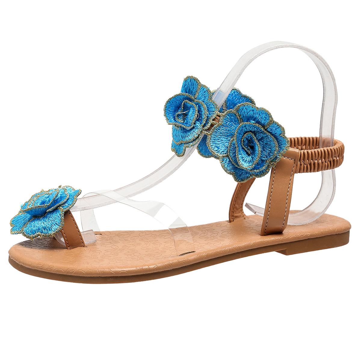 Fashion Women s Fashion Sandals Summer New Round Head Set Toe Embroidery Set Foot Soft Soles Anti-slip Wear-resistant Flat Shoes 36
Fashion Women s Fashion Sandals Summer New Round Head Set Toe Embroidery Set Foot Soft Soles Anti-slip Wear-resistant Flat Shoes 36
