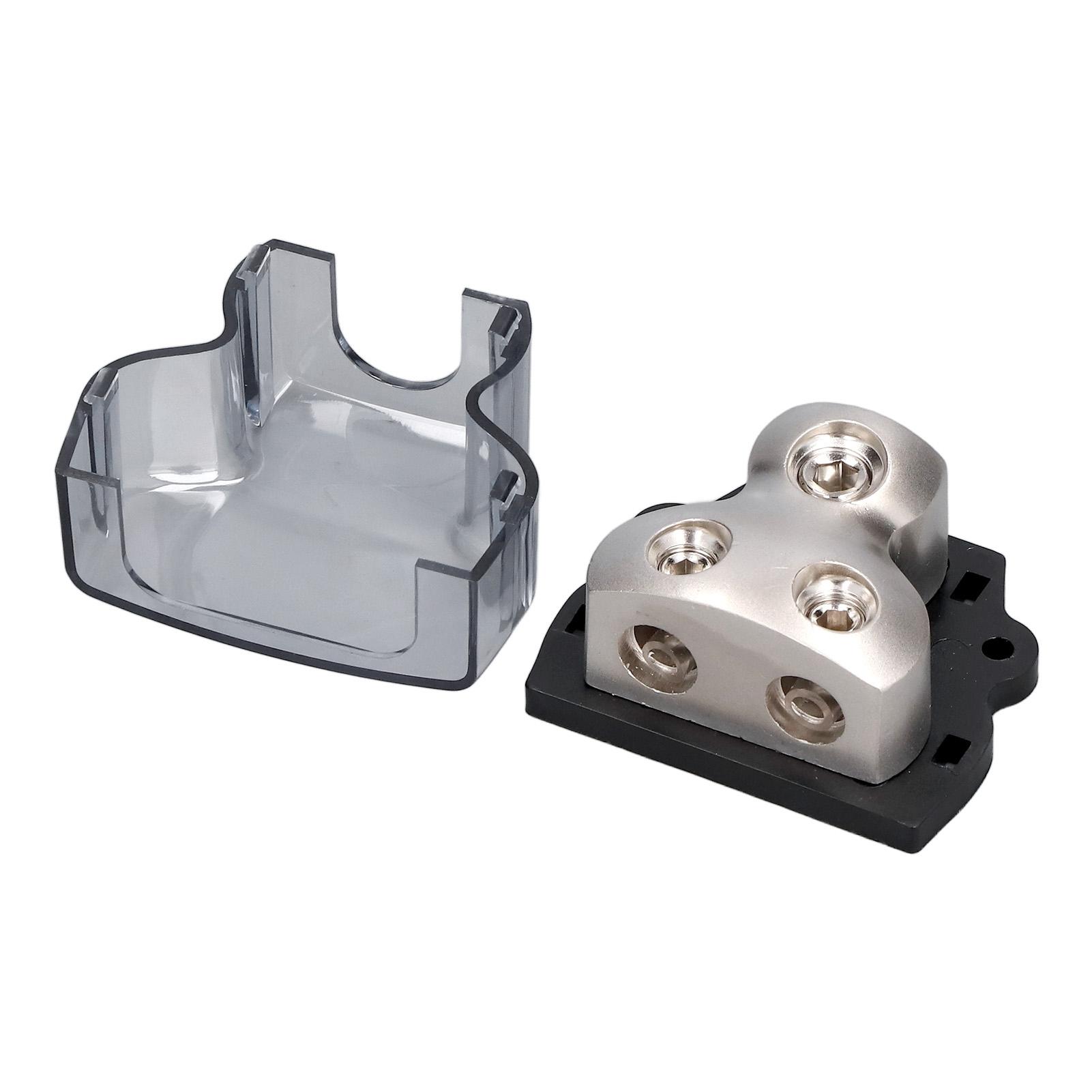 Car Audio Amplifier Splitter 2 Way Power Distribution Block Ground Distribution Connecting Block
Car Audio Amplifier Splitter 2 Way Power Distribution Block Ground Distribution Connecting Block