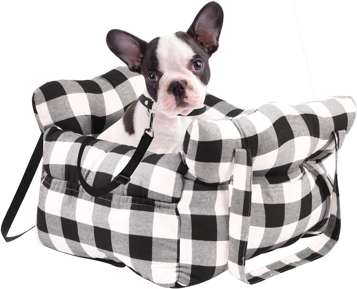 Dog Car Seat Travel Bed Booster with Storage,Safety Tether,Anti-Slip Bottom for Cars Pet Travel Accessor Car Rear Back Protector 16.9 15.7 10.6 inch черный белый
Dog Car Seat Travel Bed Booster with Storage,Safety Tether,Anti-Slip Bottom for Cars Pet Travel Accessor Car Rear Back Protector 16.9 15.7 10.6 inch черный белый