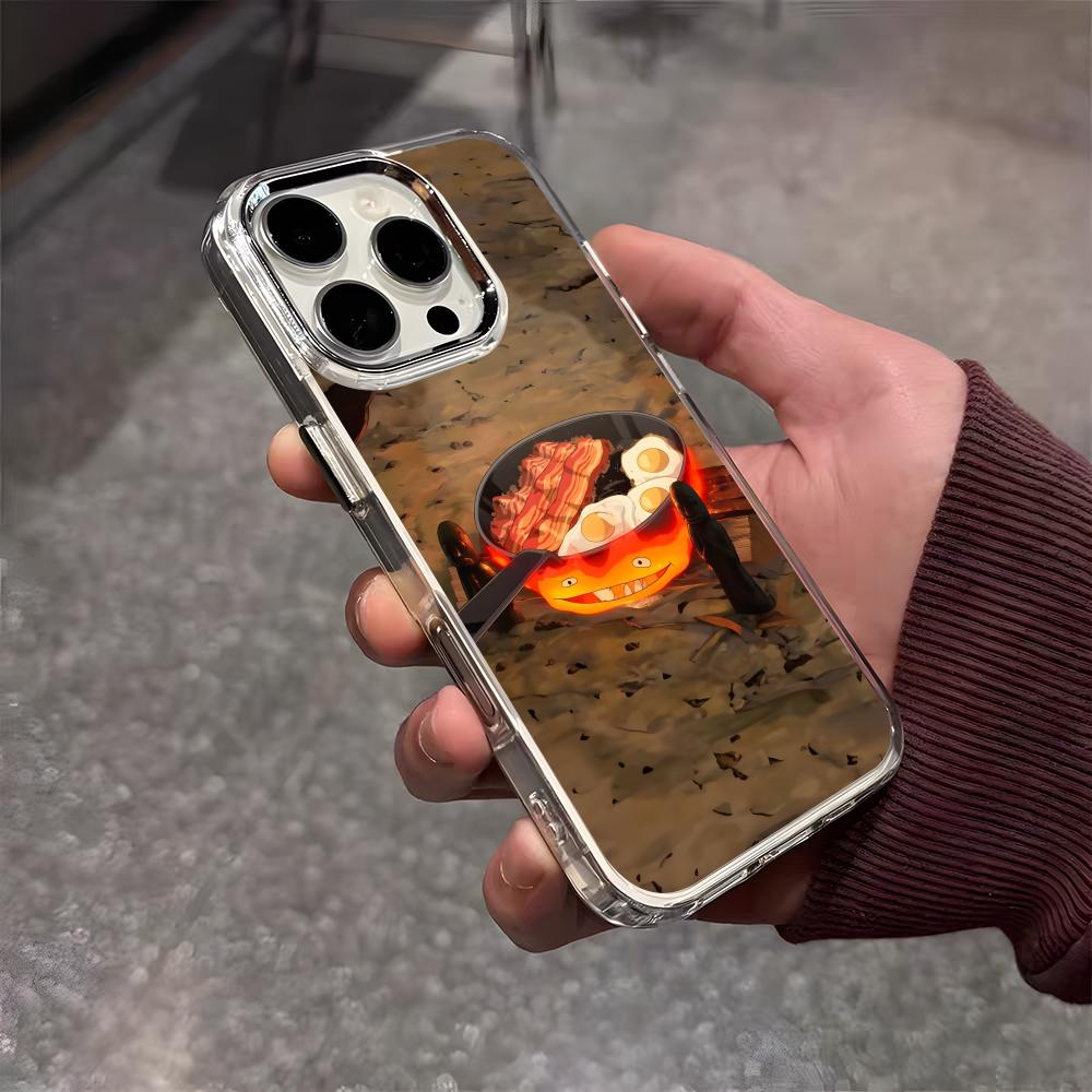 Anime Cute C-Calcifer Phone Case For IPhone 17 Air 16 E 15 14 13 12 11 Plus Pro Max Electroplated Transparent Soft Shell iPhone 16
Anime Cute C-Calcifer Phone Case For IPhone 17 Air 16 E 15 14 13 12 11 Plus Pro Max Electroplated Transparent Soft Shell iPhone 16