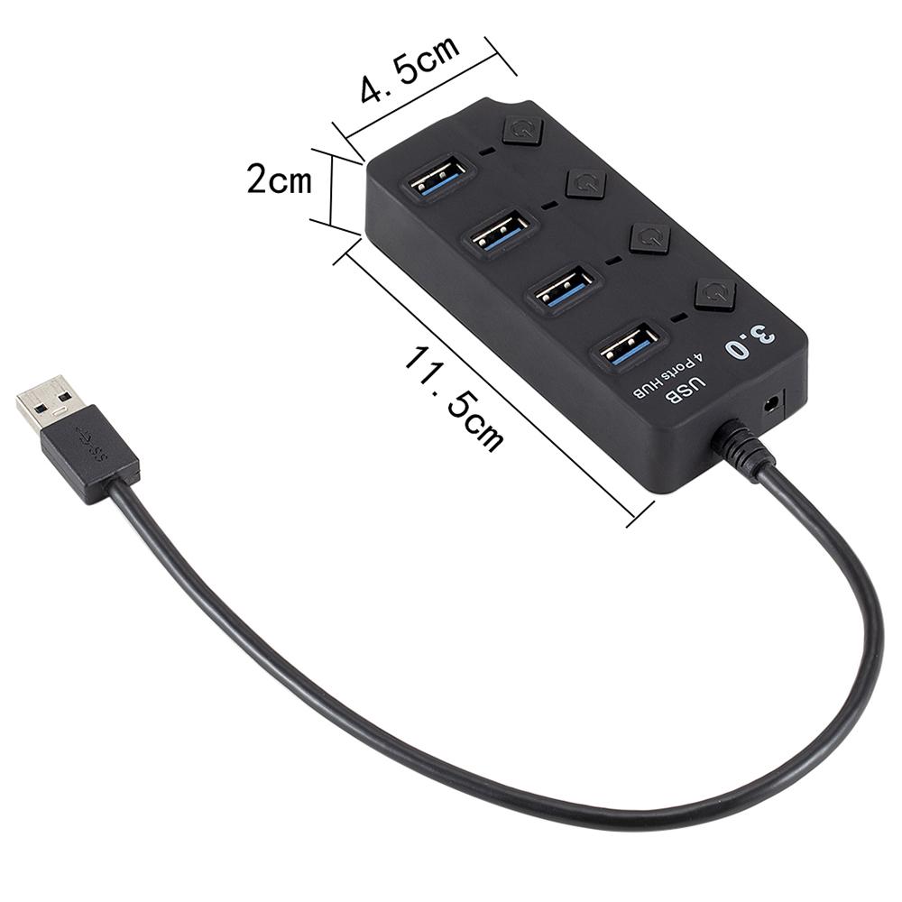 4-портовый USB 3.0 Multi HUB разветвитель адаптер высокоскоростной 5 Гбит / с W Отдельные коммутаторы
4-портовый USB 3.0 Multi HUB разветвитель адаптер высокоскоростной 5 Гбит / с W Отдельные коммутаторы